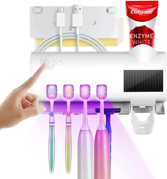 Wall-Mounted Toothbrush Sanitizer